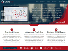 Tablet Screenshot of ohmztech.com